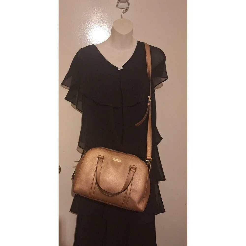 Kare Spade New York Newberry Lane Saffiano Leather Satchel/Crossbody Bag